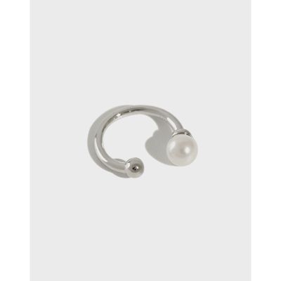 [COD] EA403 Korean Sterling No Pierced Round Beads Ear Clip Buckle Earrings Womens Jewelry