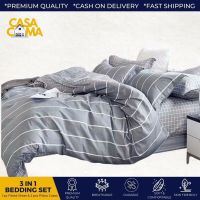 [A Boutique]♂♣บ้าน Cama 3in เครื่องนอนพิมพ์ลายคุณภาพระดับพรีเมียม1ชุดผ้าปูที่นอนเตียงแบบพอดี DF135ควีนไซส์แบบเตียงคู่