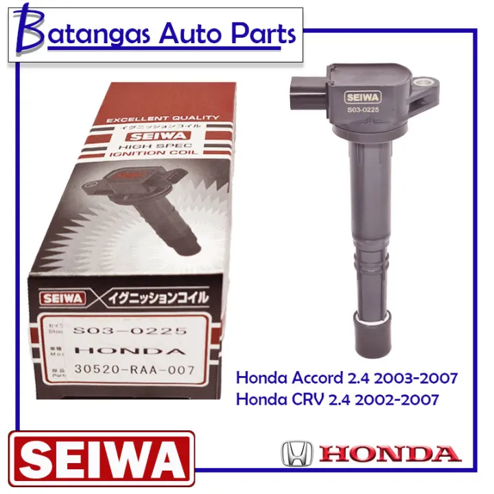 Ignition Coil Honda Accord / CRV 2.4 2nd Gen 20022007 30520RAA007