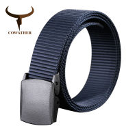 COWATHER 110 130 150 170cm long big size new nylon material mens belt military outdoor male jeans tactical belts for men luxury