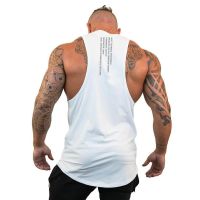 Brand Casual Fashion Clothing Bodybuilding Cotton Gym Tank Tops Men Sleeveless Undershirt Fitness Stringer Muscle Workout Vest