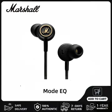 Marshall Mode EQ Earphones Wired 3.5mm Headphones In-Ear Earbuds with  Microphone