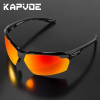 2023 Kapvoe Polarized Cycling Glasses Running Man 39;s Sun Glasses Bicycle Sports Sunglasses MTB Road Bike for Women Cycle Goggles