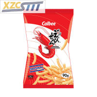 Xzcsttt Calbee กุ้งแผ่นเดิมขายดีขยายอาหาร90กรัม