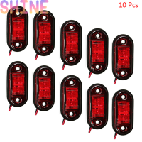 Shine 10pcs Warning LIGHT LED DIODE Light รถพ่วงรถบรรทุกไฟ LED ด้านข้างหลอดไฟ