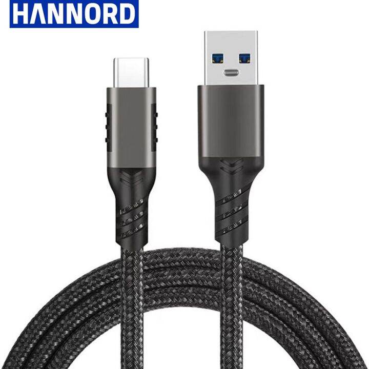 hannord-usb3-2สายเคเบิล10gbps-usb-สาย3-0เร็ว60w-ชนิด-c-3-2-usb-สำหรับโอนย้ายข้อมูล-usb-ssd-สายเคเบิลฮาร์ดดิสก์3a