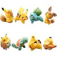 [ใหม่2023] 8ชิ้น/เซ็ต Pokemon Pikachu คอลเลกชันกระเป๋า Monste รูปของเล่นแอ็คชันโมเดลเด็กคริสต์มาสของขวัญของขวัญเด็ก