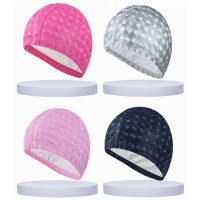 PU Coating Fabric Swim Cap Protect Ears Long Hair s Waterproof Swimming Hat Protect Ears Long Hair s Diving HatTH