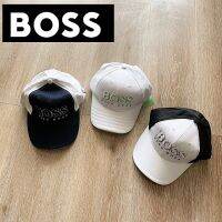 Hugo Boss หมวกเบสบอล ปักลายโลโก้ ของแท้ 100% สําหรับเล่นกีฬากลางแจ้ง สไตล์เดียวกัน สําหรับผู้ชายและผู้หญิง!