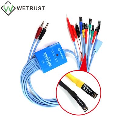 SUNSHINE Mobile Phone Power Cable For iPhone X XS 11 12 Pro MaxSAM DC Power Supply Test Cable Motherboard Activation Boot Line