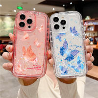 เคส A34 A54สำหรับ Sammsung Galaxy A14 5G เคส A04 A03 A72 A52 A32 4G A51 A71 A52S A12หรูหราลายผีเสื้อสำหรับผู้หญิงเคสรองรับการกระแทกกันกระแทกกันการตก