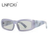 LNFCXI Luxury Brand Designer Square Sunglasses Women Trendy Sun Glasses For Men Female Vintage Fashion Punk Ladies Sport