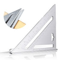 8200mm Aluminun Alloy Triangle Ruler Protractor Angle Ruler 90 Degree For Construction DIY Artists Carpenter Measuring Tools