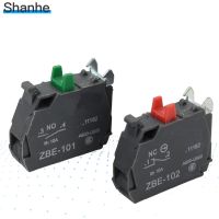 XB4 Push Button Switch Contact Block ZBEE-101Cnormal open NO can replace ZBE-101 ZBE101C ZBEE-102Cnormal close NC