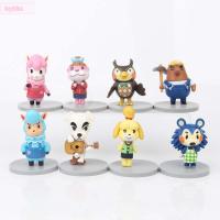 รูปปั้น PVC ของตกแต่งของประดับโต๊ะทำงาน K.K Isabelle ของสะสม Tom Nook หุ่นจำลองตัวการ์ตูนโมเดลของเล่นรูปสัตว์ข้ามรูปแบบของเล่น