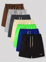 xixibeauty Bird Pattern Comfy Shorts, Mens Casual Slightly Stretch Elastic Waist Drawstring Shorts For Summer Basketball Beach Resort