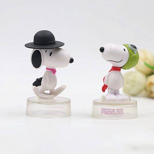 cool-ใหม่-โมเดลตุ๊กตาฟิกเกอร์-snoopy-beagle-dog-น่ารัก-สีขาว-ของเล่น-ของสะสม-ตกแต่งรถยนต์-สําหรับเด็ก-5-ชิ้น