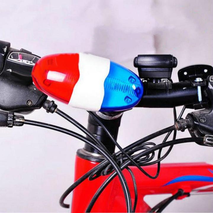 เครื่องมือไซเรนแบบมีไฟ-led-ตำรวจจักรยานกระดิ่งแตรเสียงดังแตรส่งเสียงจักรยาน