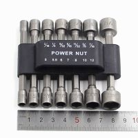 {SAVAGE Hardware Tools} 1/4นิ้ว Hex S Hank ด่วนเปลี่ยนไขควง Nutdriver 14ชิ้น/เซ็ตพลังงานอ่อนนุชไดร์เวอร์สว่านบิต SAE เมตริกซ็อกเก็ตบิตประแจสกรู