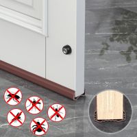 Double Layer PVC Under Door Draft Stoppers Weather Stripping Door Bottom Sealing Strip Dustproof Soundproof Door Blocker Strips