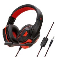 【Super Like】♞☁ชุดหูฟังสเตอริโอสำหรับนักเล่นเกม Headphone Gaming 3.5มม. มีสายหูฟังหูฟังแล็ปท็อปพร้อมไมโครโฟนสำหรับ PS4 Xbox One Switch