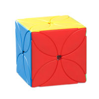 MoYu Meilong สี่ใบโคลเวอร์เมจิก Cube Stickerless ปริศนา4-Leaf Cube ความเร็ว Cubo Magico ของเล่นเพื่อการศึกษาสำหรับเด็กนักเรียน