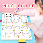 Tập tô vẽ thông minh xóa được cho bé, tranh tập tô màu cho bé 2,3,4,5