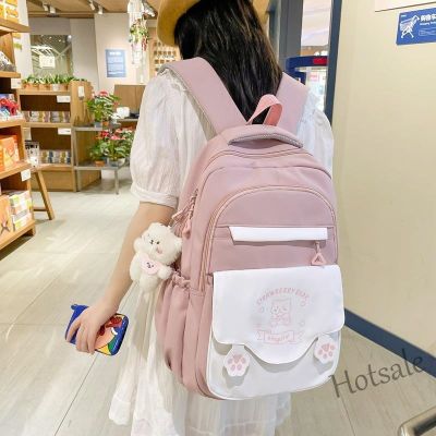 【hot sale】✠❣❅ C16 【DY STOCK】Schoolbag Female Junior High School Students New High-capacity Primary School Students Third to Sixth Grade Light Backpack Backpack Backpack