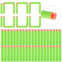 1000/500/400/300/200/100/50pcs 7.2x1.3cm Suction Darts Compatible For Nerf Toy Gun Elite Blaster Bullets Accessories(Green)