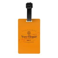 Luxury Champagne Veuve Clicquots Luggage Tags Custom Baggage Tags Privacy Cover Name ID Card Luggage Tags