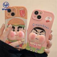 เคสสำหรับ iPhone 15 11 14 13 12 Pro Max X XR Xs Max 8 7 6 Plus SE 2020 3D เด็กชายน่ารักตลกๆใบหน้าใหญ่เลนส์เคสโทรศัพท์ฝาครอบด้านหลังเนื้อนิ่ม TPU ป้องกันเต็มรูปแบบ