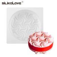 SILIKOLOVE ดอกไม้รูปร่าง Mousse แม่พิมพ์เค้กตกแต่งซิลิโคน DIY สำหรับเค้กงานแต่งงานสำหรับอบขนม Art ช็อกโกแลต Pan