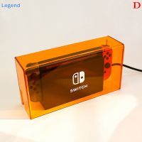 ?【Lowest price】Legend ฝาครอบป้องกันโฮสต์สำหรับ Nintendo SWITCH OLED DUST acrylic Display BOX