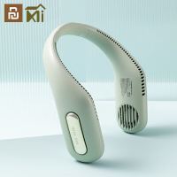 Xiaomi Life แขวนคอพัดลมระบายความร้อนแบบพกพา USB Bladeless 360องศา Neckband 2400MAh Mini กีฬากลางแจ้งพัดลม