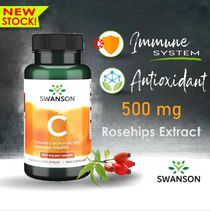 Swanson Vitamin C With Rose Hips Mg Caps Lazada Ph