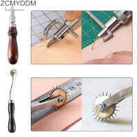 Professional Leather Craft Tools with Groover Awl Waxed Thread Thimble Kit Hand Sewing Stitching Punch Hand Stitching Supplies