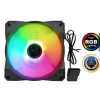 VENUZ Fan Case 120mm VF 1299 Fixed Lumina Rainbow Fan with B4P - Black