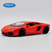 1:36ของเล่น Aventador รุ่น LP700-4รถโลหะผสมของเล่นเหล็กหล่อจำลองโมเดลรถยนต์สปอร์ตของขวัญสำหรับเด็ก