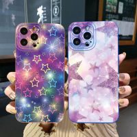 สำหรับ POCO X4 Pro M4 M3 X5 Pro 5G X3 NFC GT F3 M5 4G บิวตี้สตาร์ฝาครอบขอบสี่เหลี่ยมเต็มเลนเคสป้องกัน