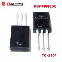 10 Buah/Lot FQPF9N60C FQPF9N60 9N60C TO-220F MOSFET 9A 600V Kualitas Terbaik