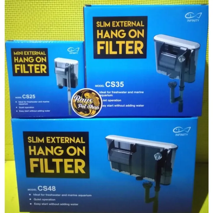 Infinity hang on filter slim external Lazada PH
