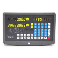 เครื่องกลึงกัด DRO 2แกนดิจิตอลอ่านค่าระดับเครื่องมือวัด85-240V Display