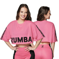 Zumba X Crayola Color The Dance Floor Crop Top (เสื้อยืดครอปออกกำลังกายซุมบ้า)