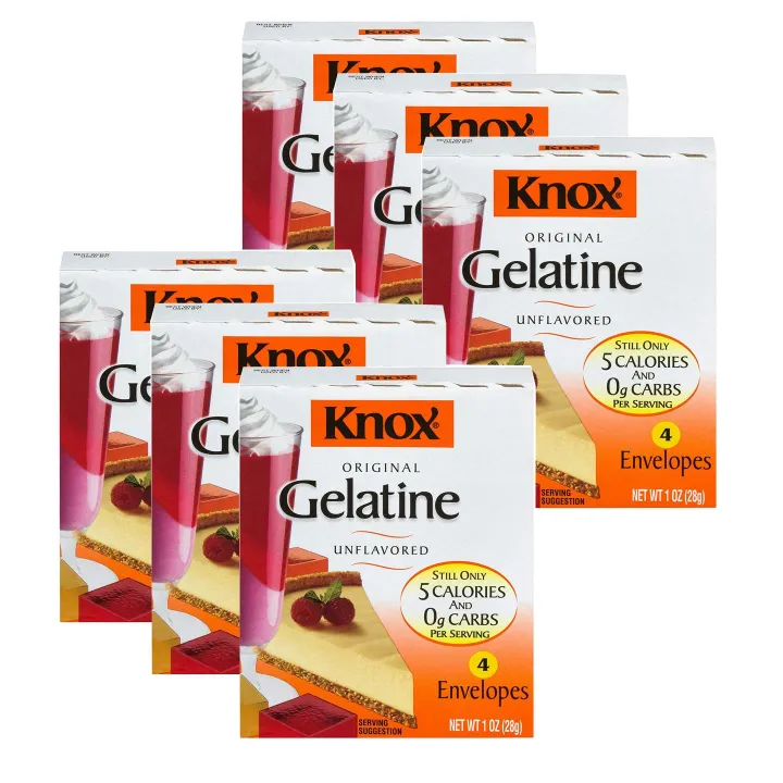 Knox Gelatine Unflavored 28g 6pcs Lazada PH