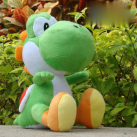 30cm Yoshi Plush Toys Green Stuffed Toys Super Marae Yoshi Plush Toys Stuffed Dolls for All Collection of Game Lovers