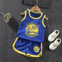 Summer boy vest sports suit childrens basketball clothes girls kids jerseys quick-drying sleeveless two-piece suit