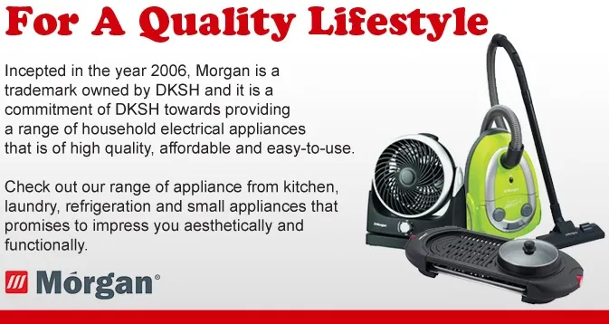 MORGAN Home Appliances - 'For A Quality Lifestyle