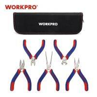 ( Promotion+++) คุ้มที่สุด WORKPRO 5 ชิ้น คีม คีมปากแหลม คีมขนาดเล็ก คีมสำหรับอัญมณี คีมปากเฉียง เครื่องมือชุดคีมตัด DIY ราคาดี คีม หนีบ คีม หนีบ ลวด คีม หนีบ ห่วง พระ คีม หนีบ สาย ไฟ