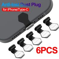 6pcs Charging Port Anti Dust Dirt Plug for Apple IPhone Samsung S22 S21Ultra USB Type C Port Protector Silicone Dustplugs Cover