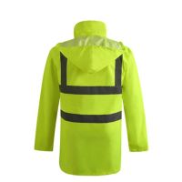 custom 3 meter hi vis reflective polar fleece jacket winter safety clothing waterproof jacket camp